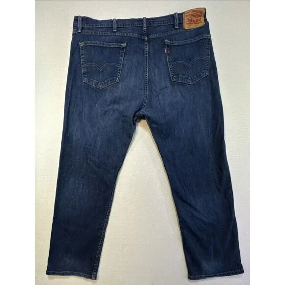 Levi's Men's 505 Regular Fit Jeans 42x30  Medium Wash Straight Leg - Picture 10 of 16